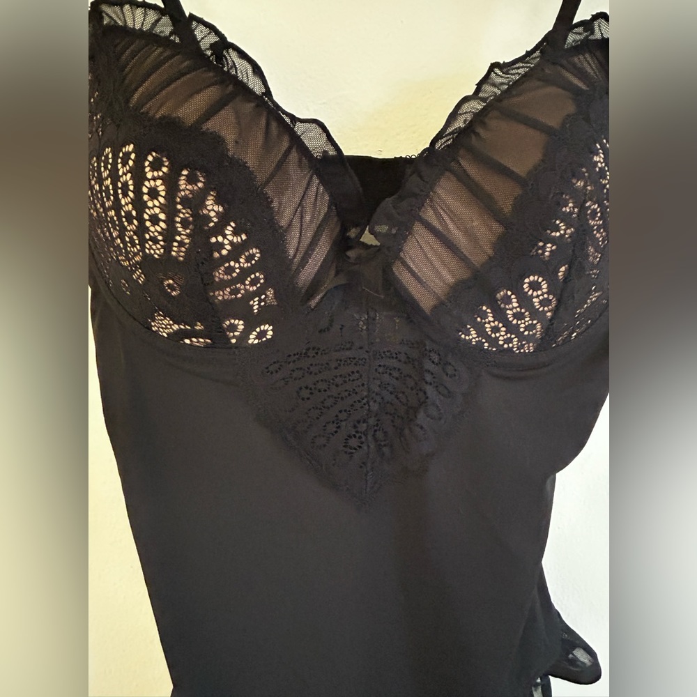Frederick’s of Hollywood black bodysuit